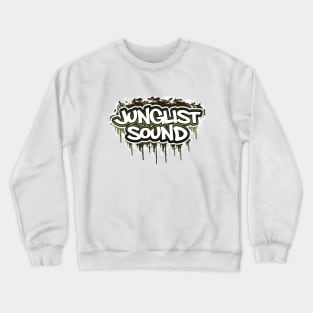 Junglist Sound-Drip-Camo Crewneck Sweatshirt